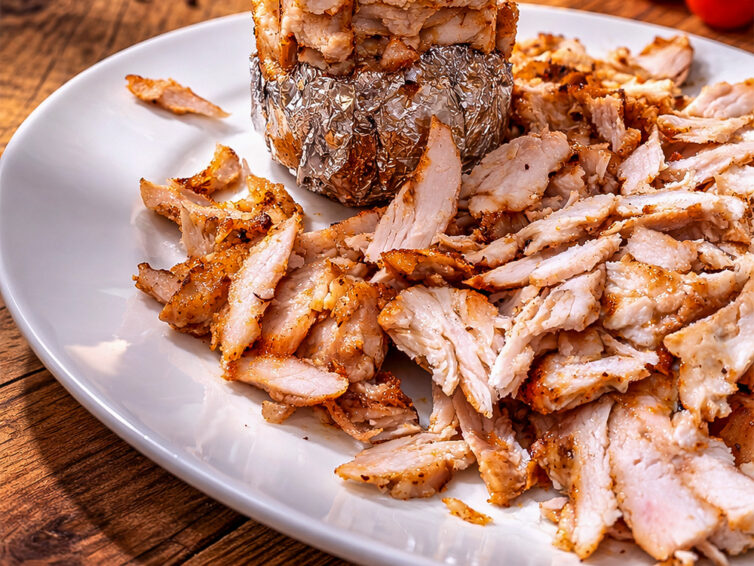 Domowy kebab drobiowy z piekarnika