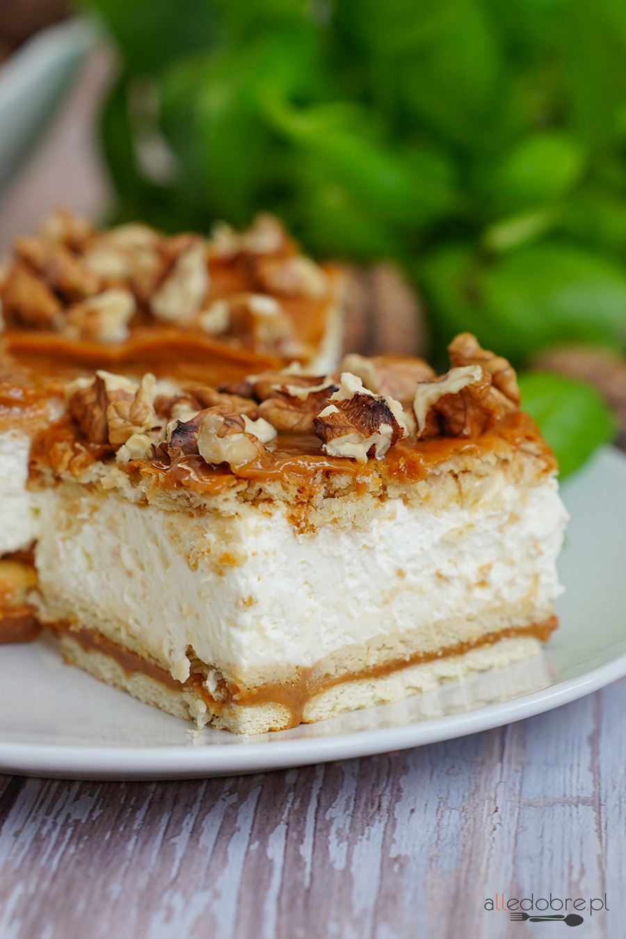 Ciasto krówkowe na herbatnikach bez pieczenia