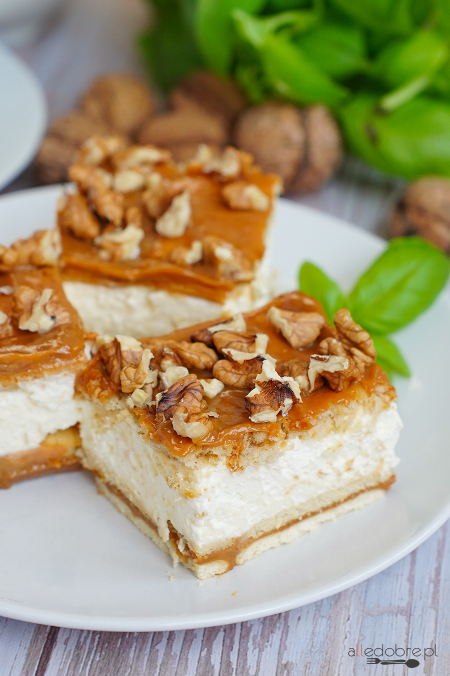 Ciasto krówkowe na herbatnikach