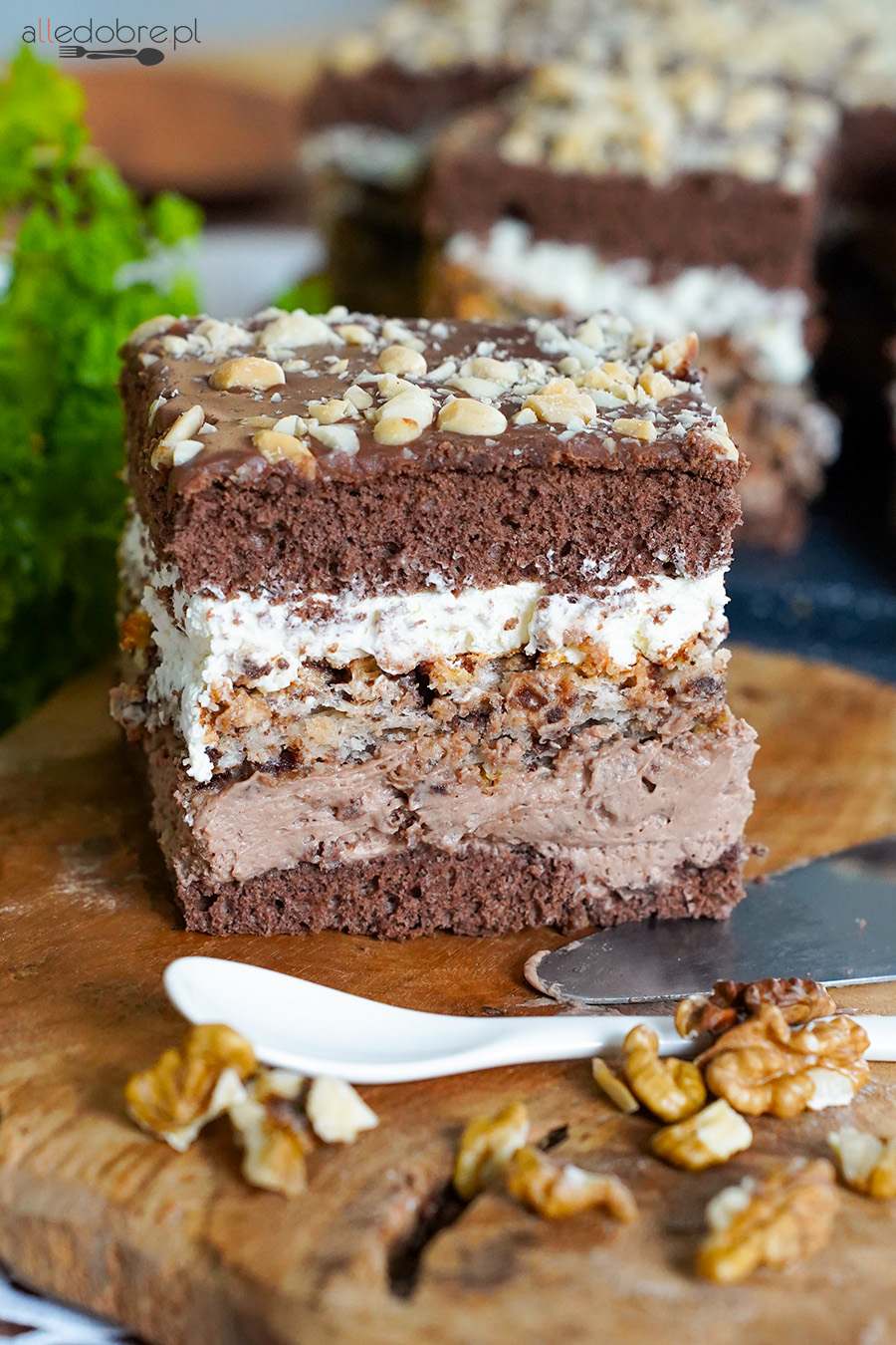 przepis na ciasto z wafelkami knoppers