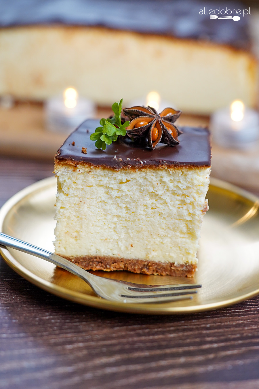 przepis na sernik piernikowy
