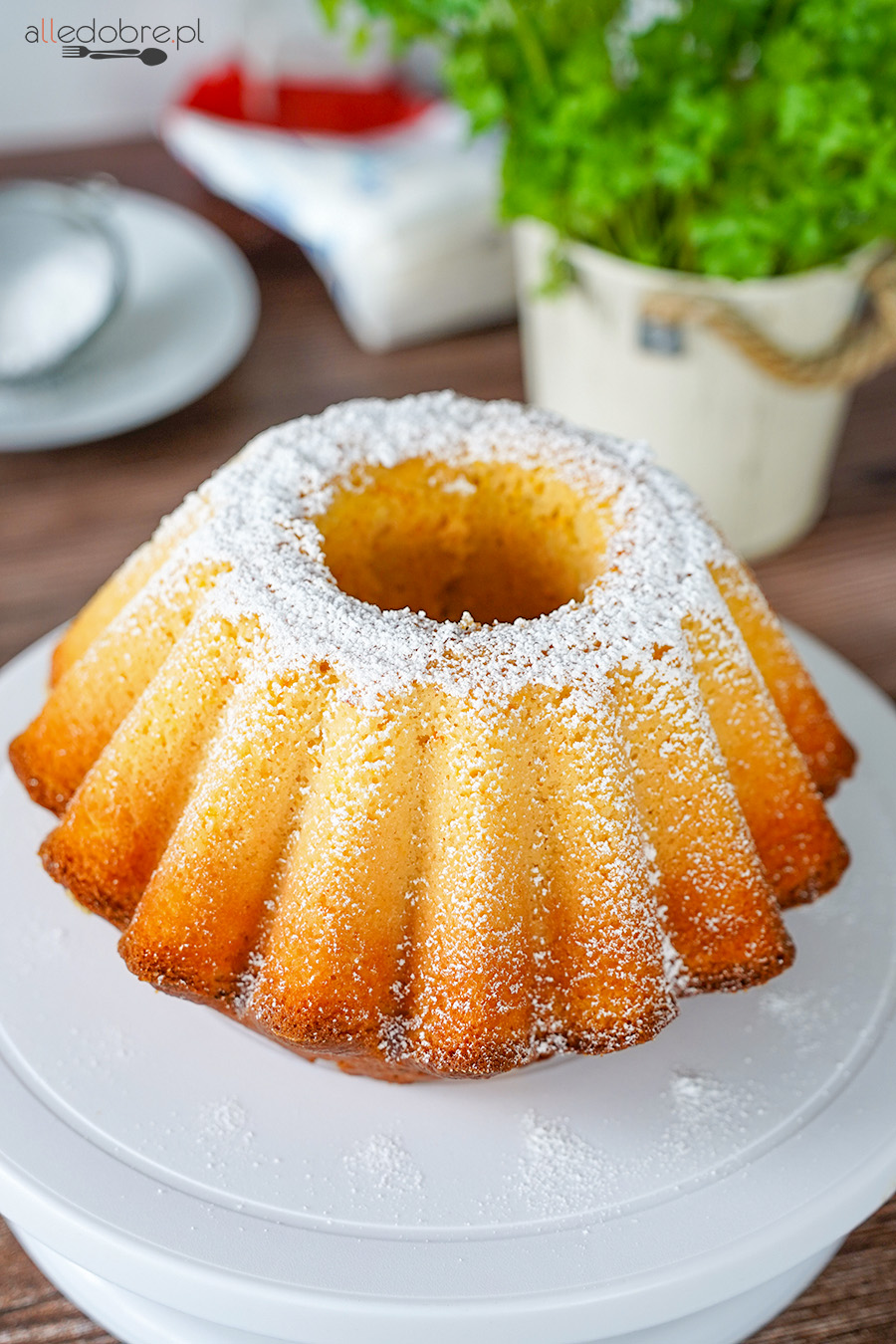 pomarańczowa babka na Wielkanoc