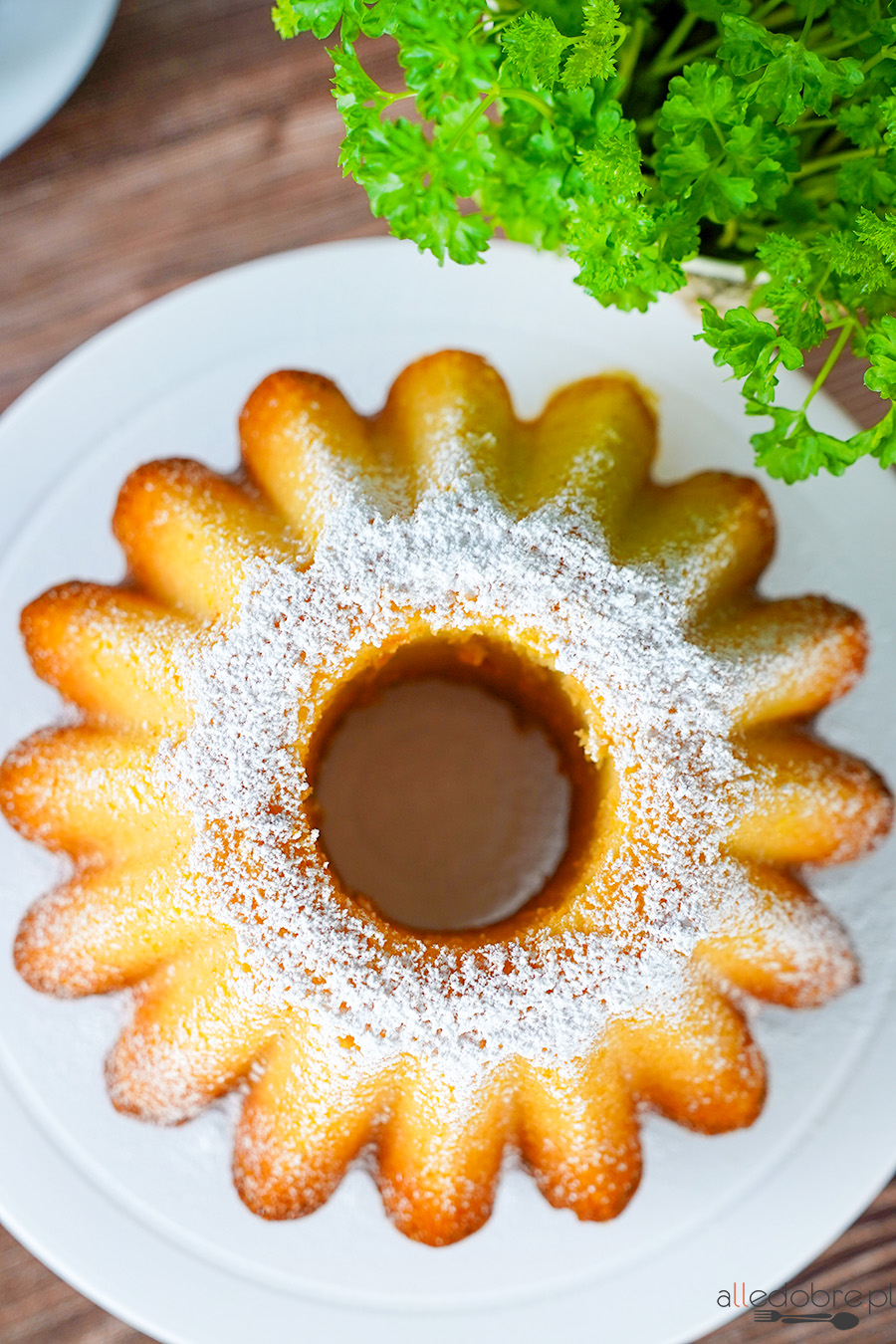 pomarańczowa babka